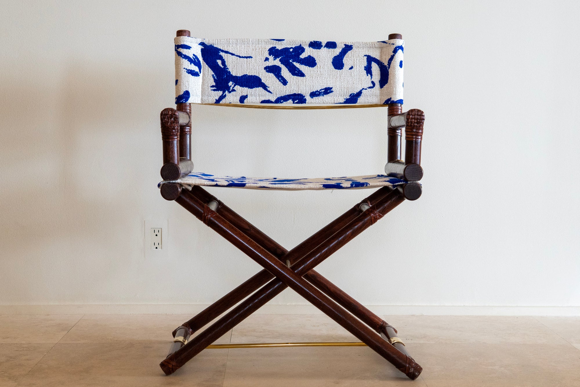 McGuire Director's X-Chair: Cobalto