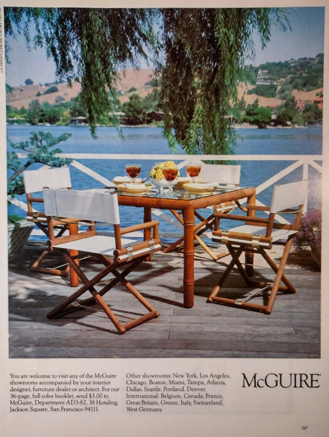 1960's McGuire Director's X-Chair: Tan Leather (pair)