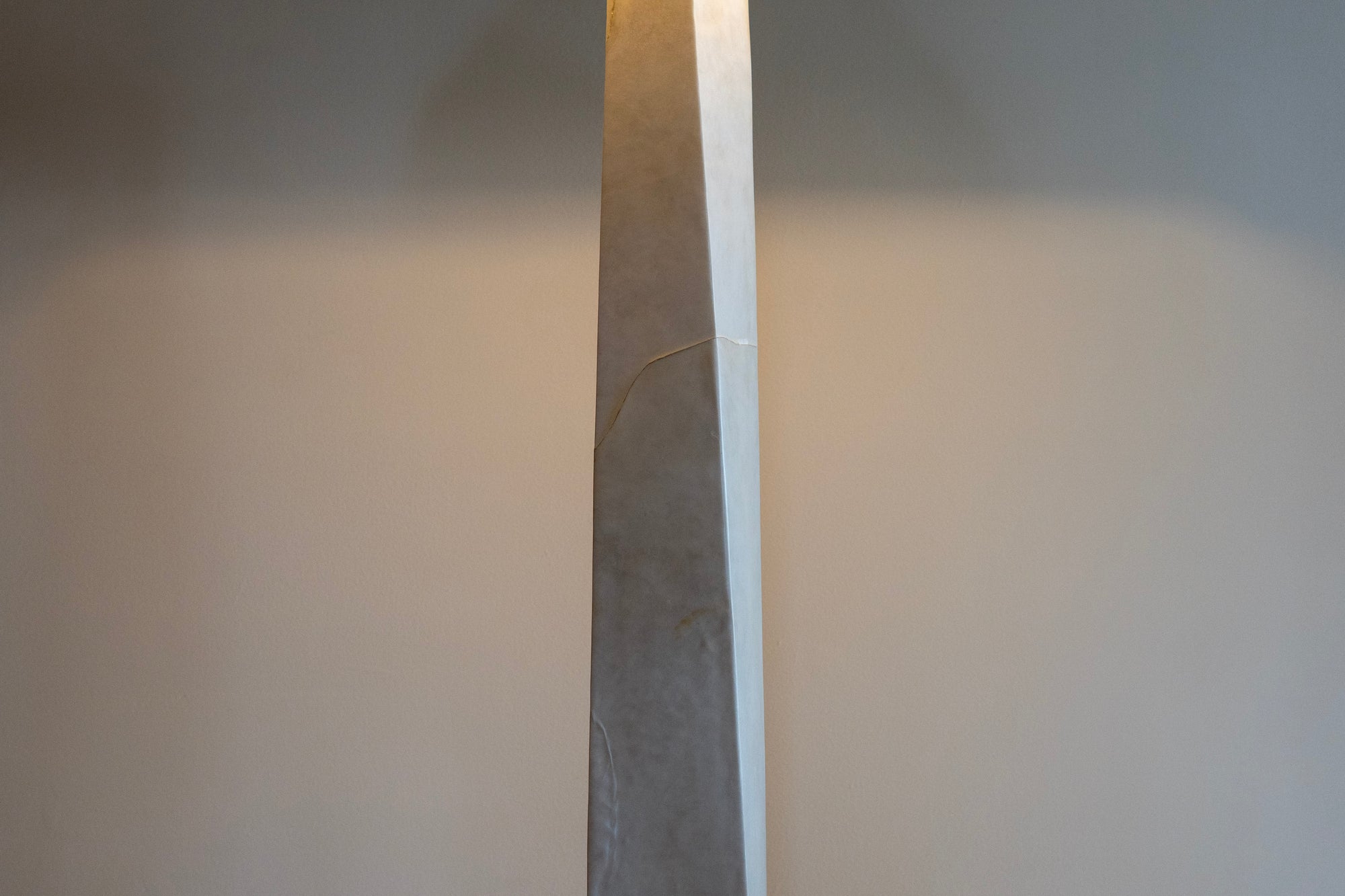 1970s Karl Springer JMF Floor Lamp in Laquered Goatskin