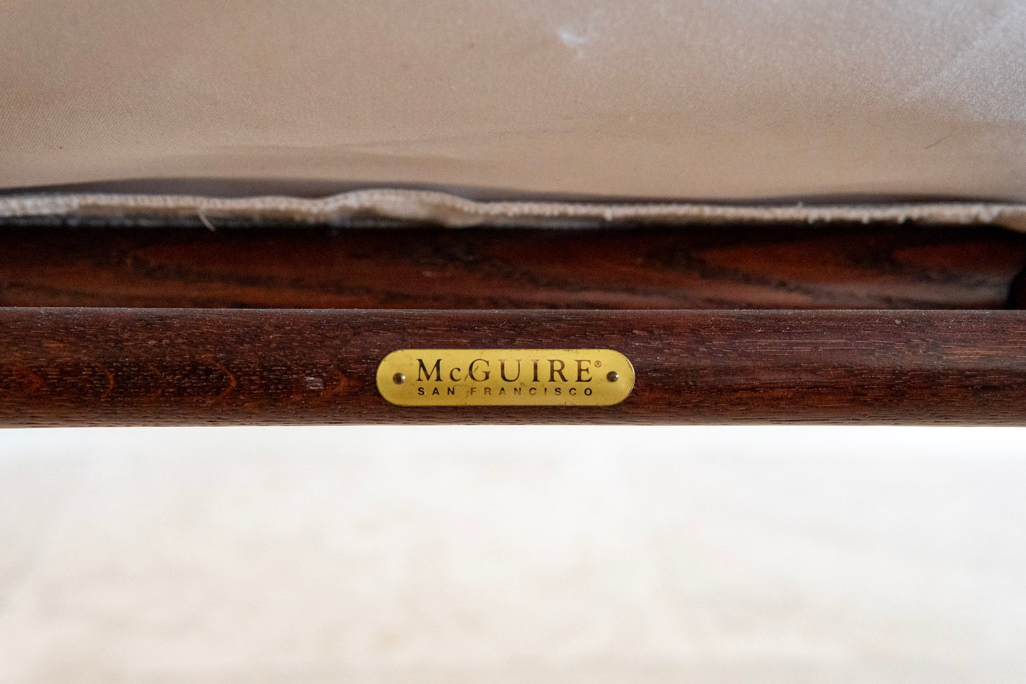 McGuire Director's X-Chair: Bianco Polare