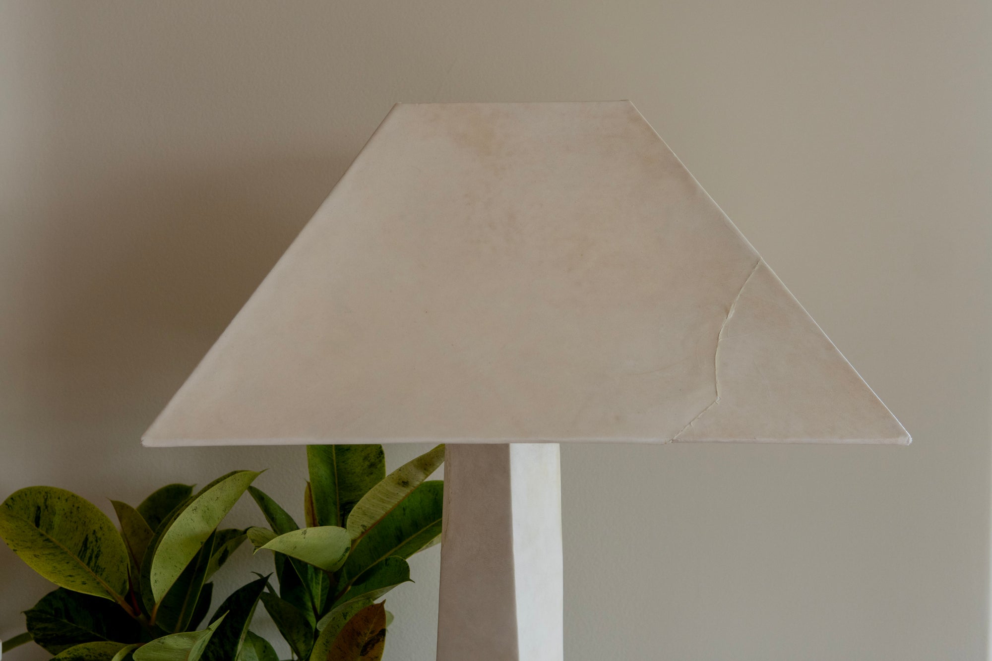 1970s Karl Springer JMF Floor Lamp in Laquered Goatskin