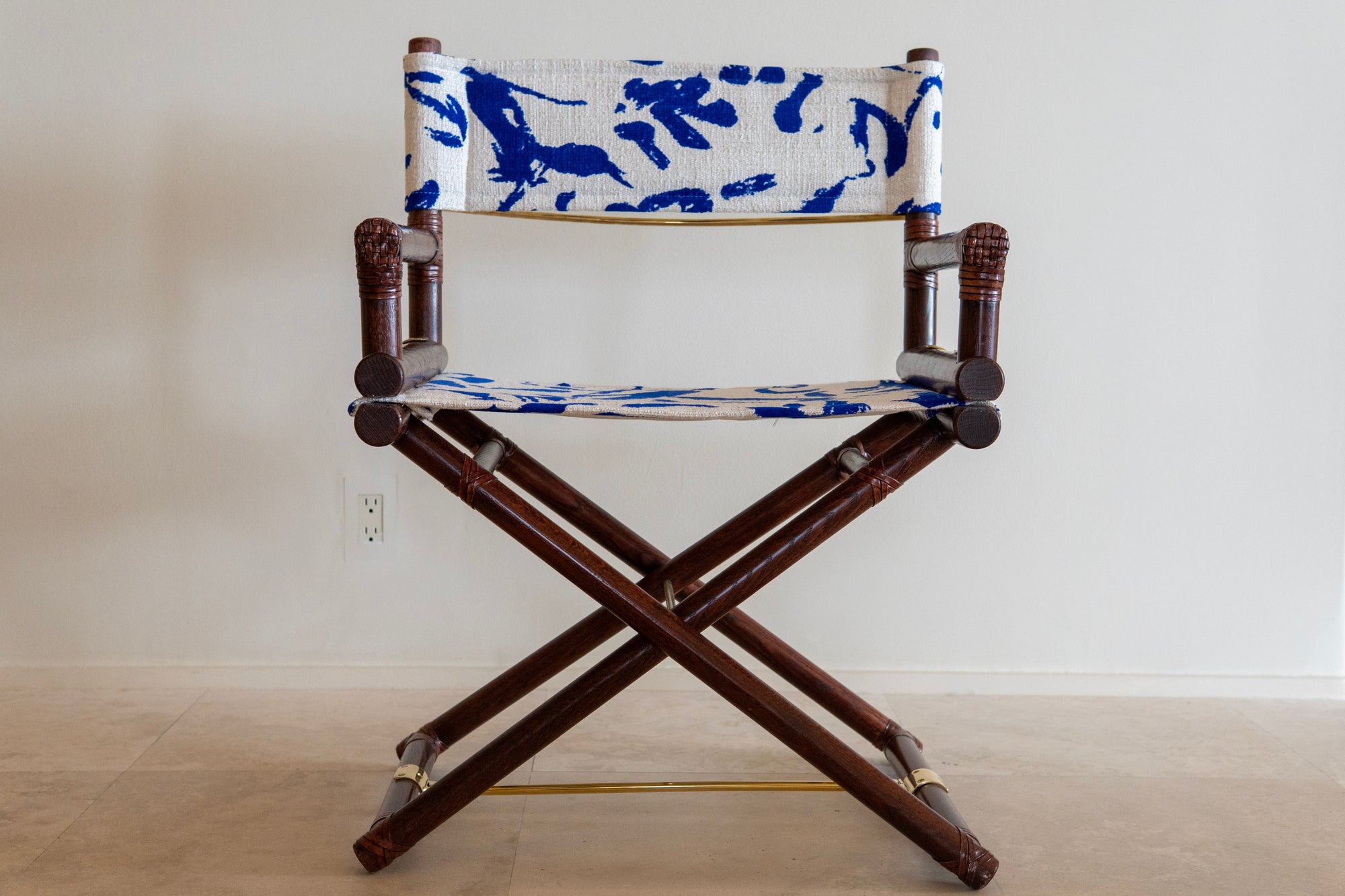McGuire Director's X-Chair: Cobalto