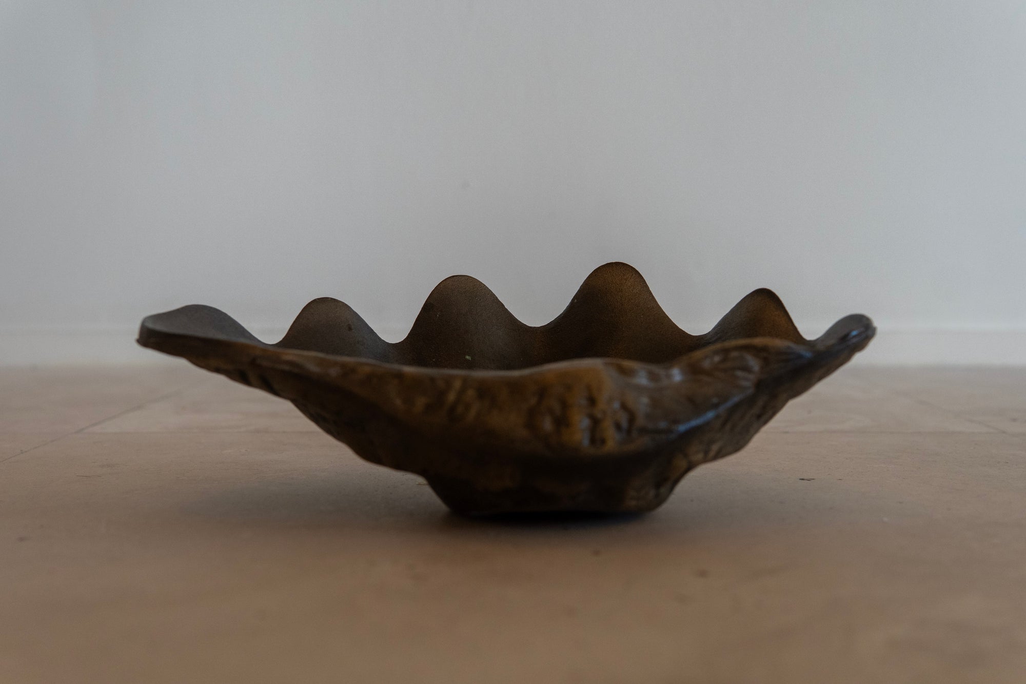 Vintage Iron Shell Dish