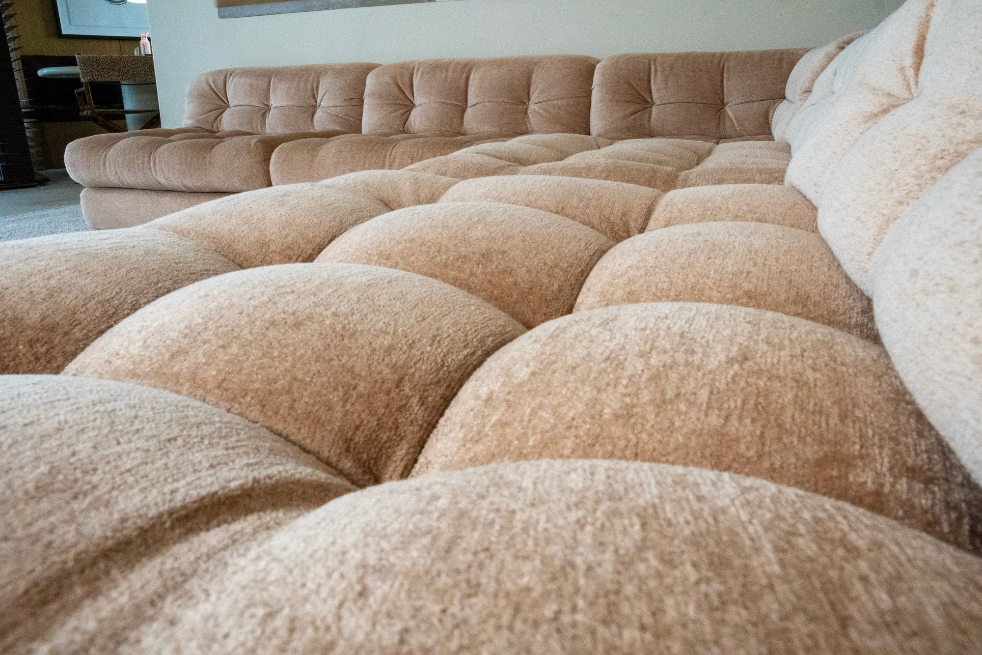 1970's Roche Bobois Mah Jong Modular Sofa by Hans Hopfer (15 pieces)