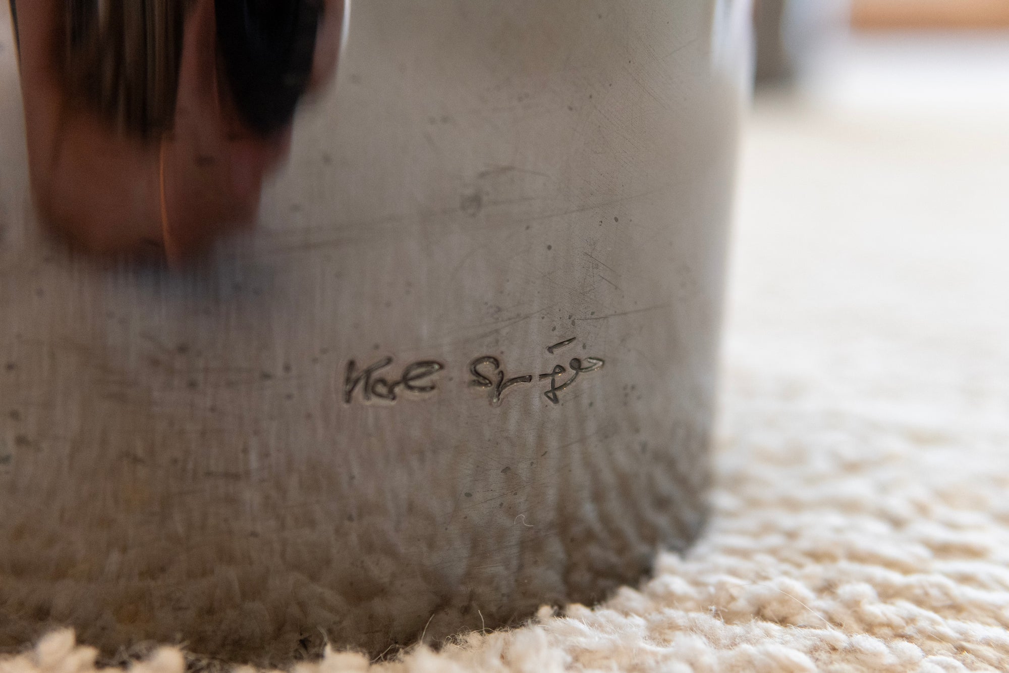 1980s Karl Springer "Sculpture" Coffee Table