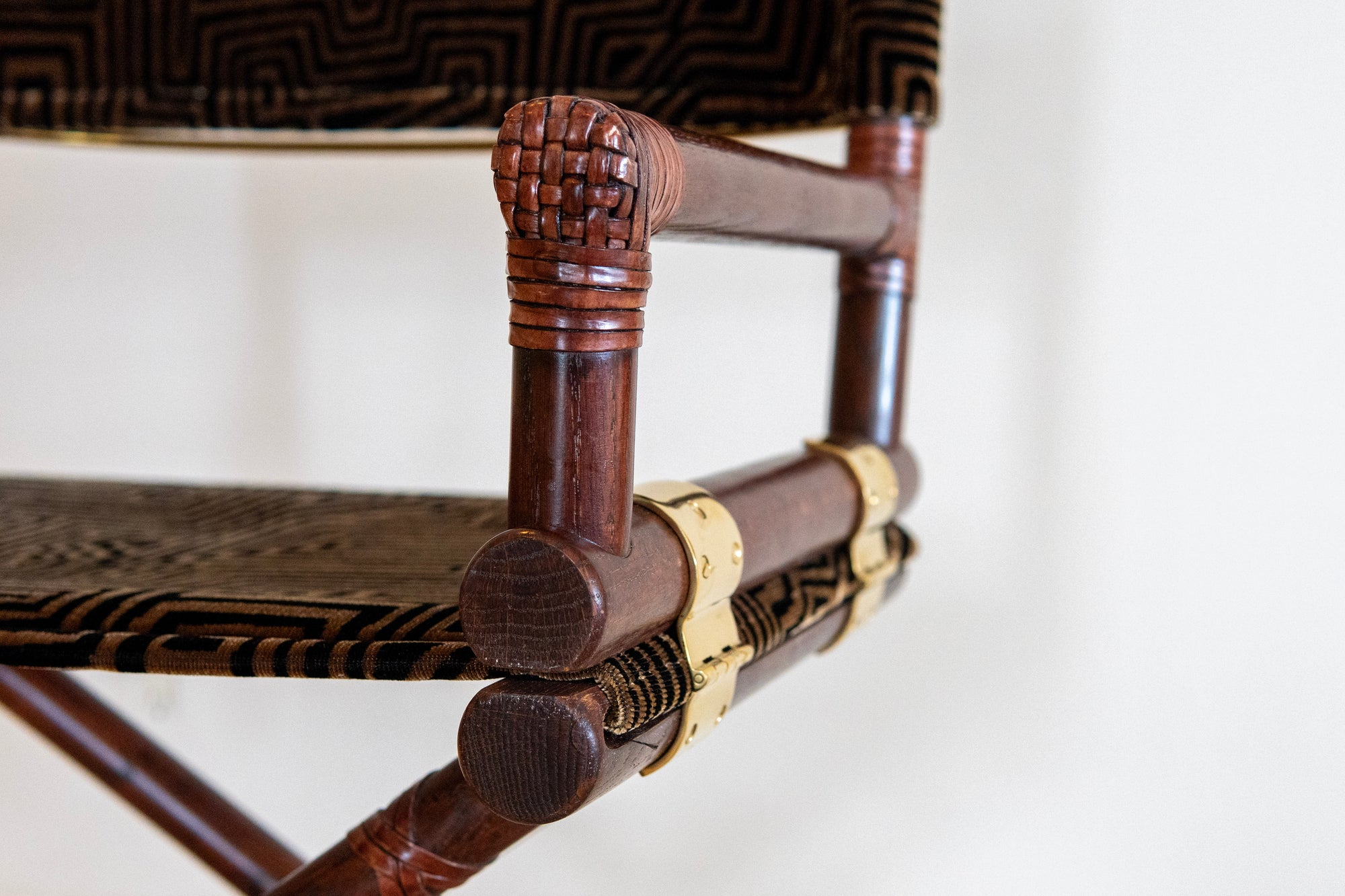 McGuire Director's X-Chair: Velvet Jacquard