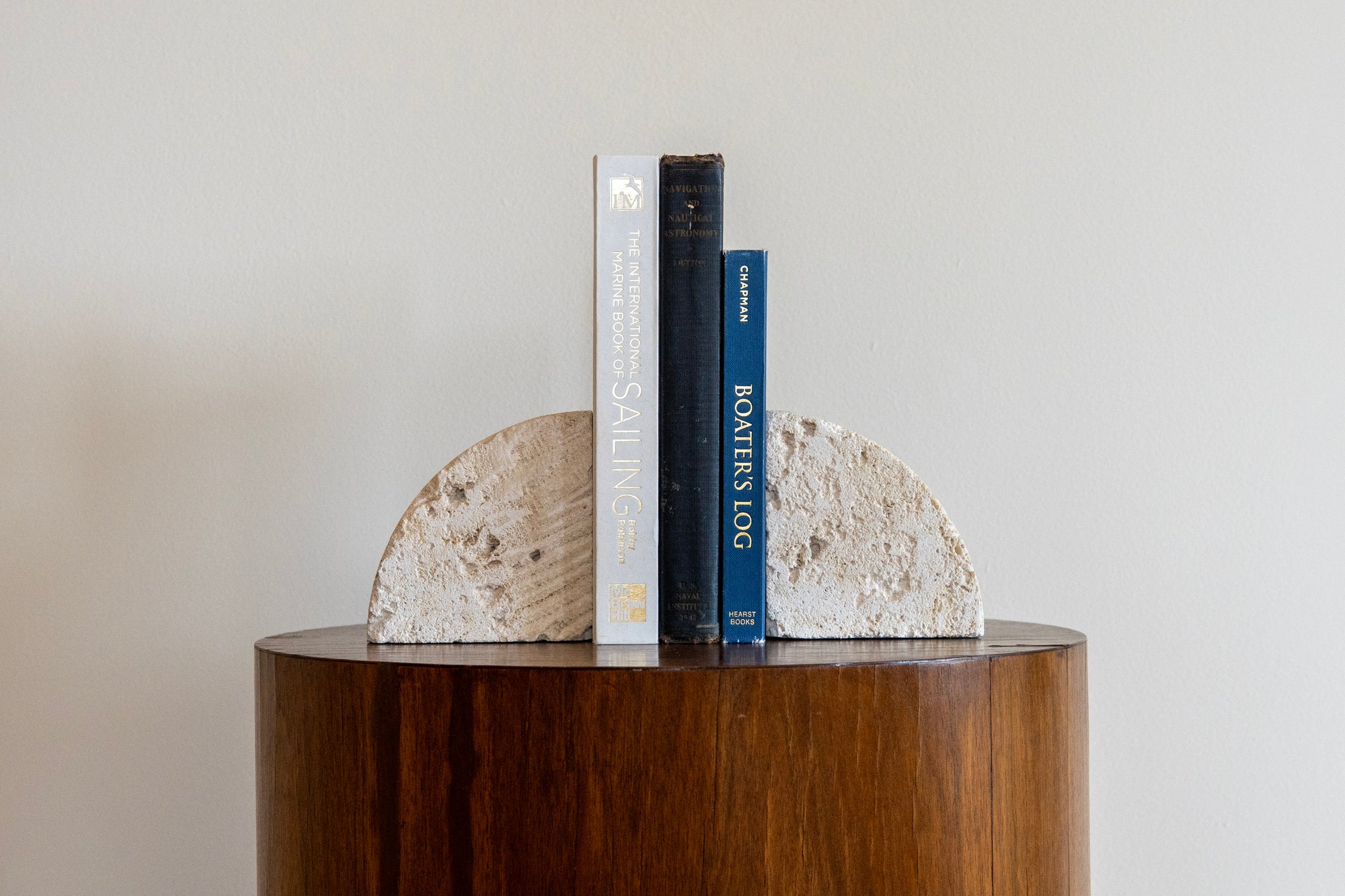 Fossilized Coral Limestone Bookends (Set)