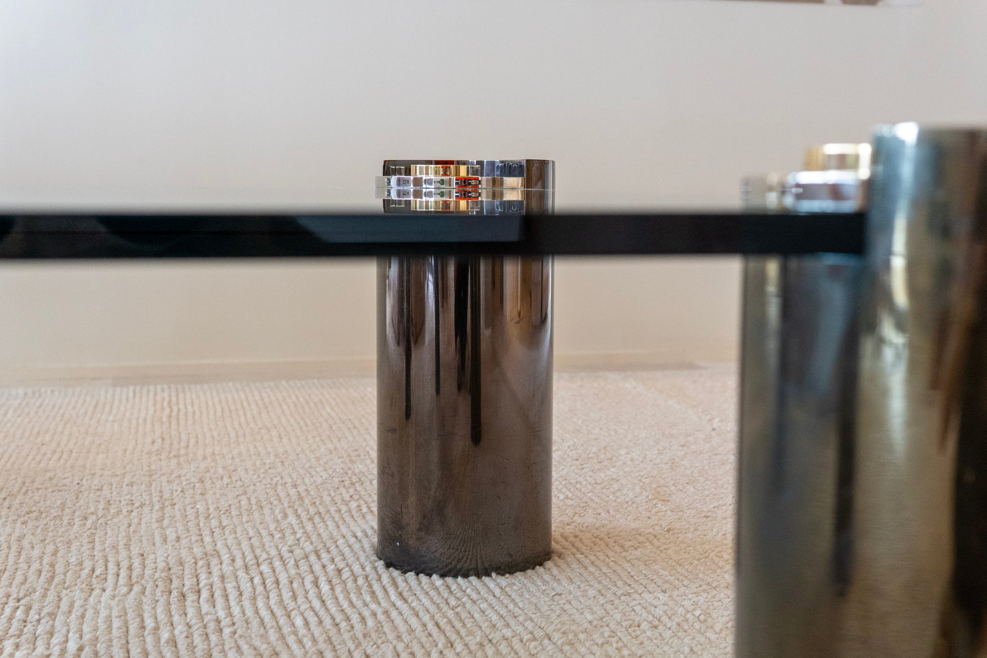 1980s Karl Springer "Sculpture" Coffee Table