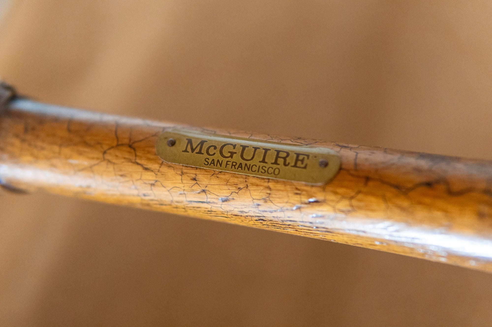 1960's McGuire Director's X-Chair: Leopard (pair)