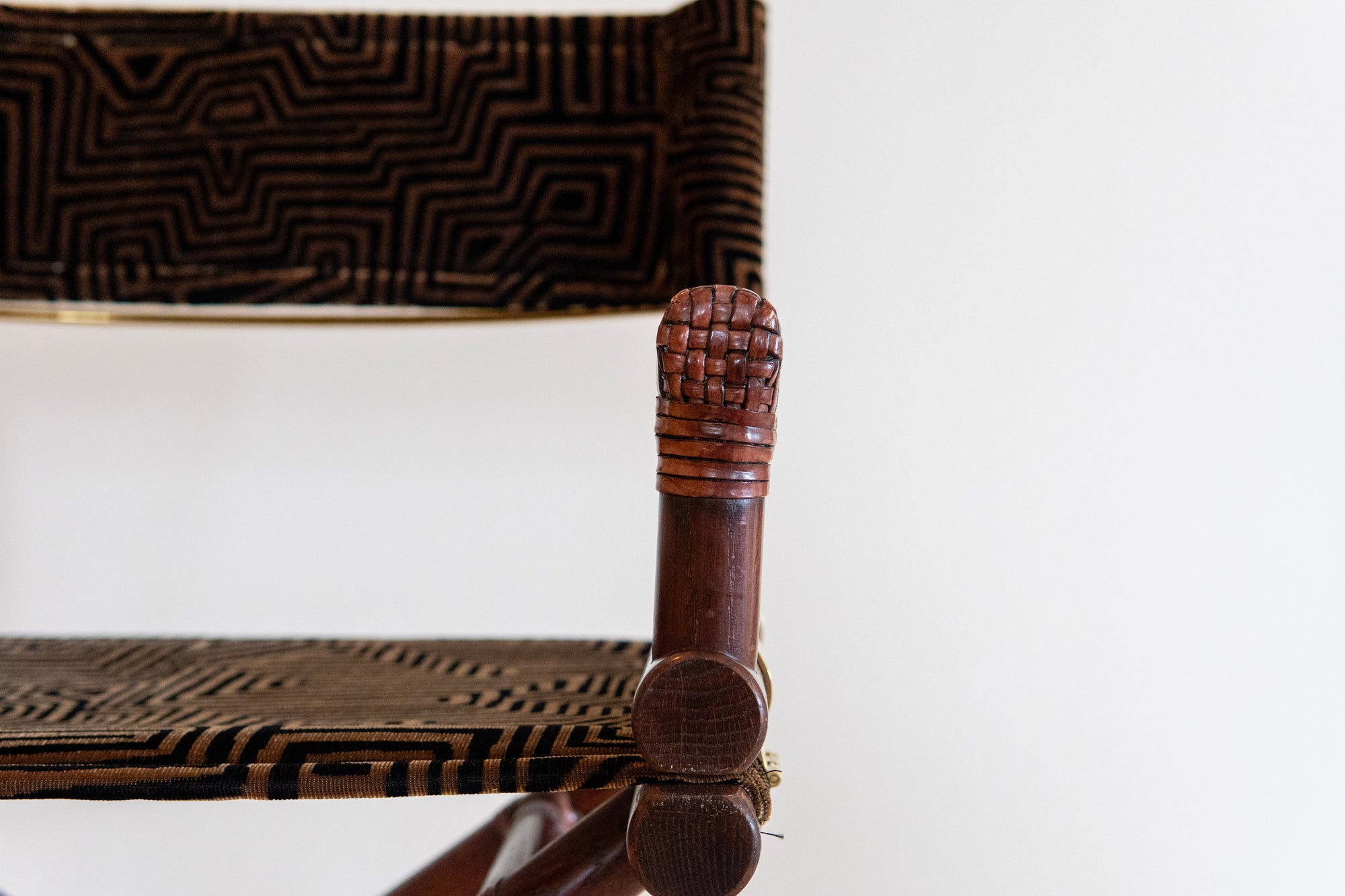 McGuire Director's X-Chair: Velvet Jacquard
