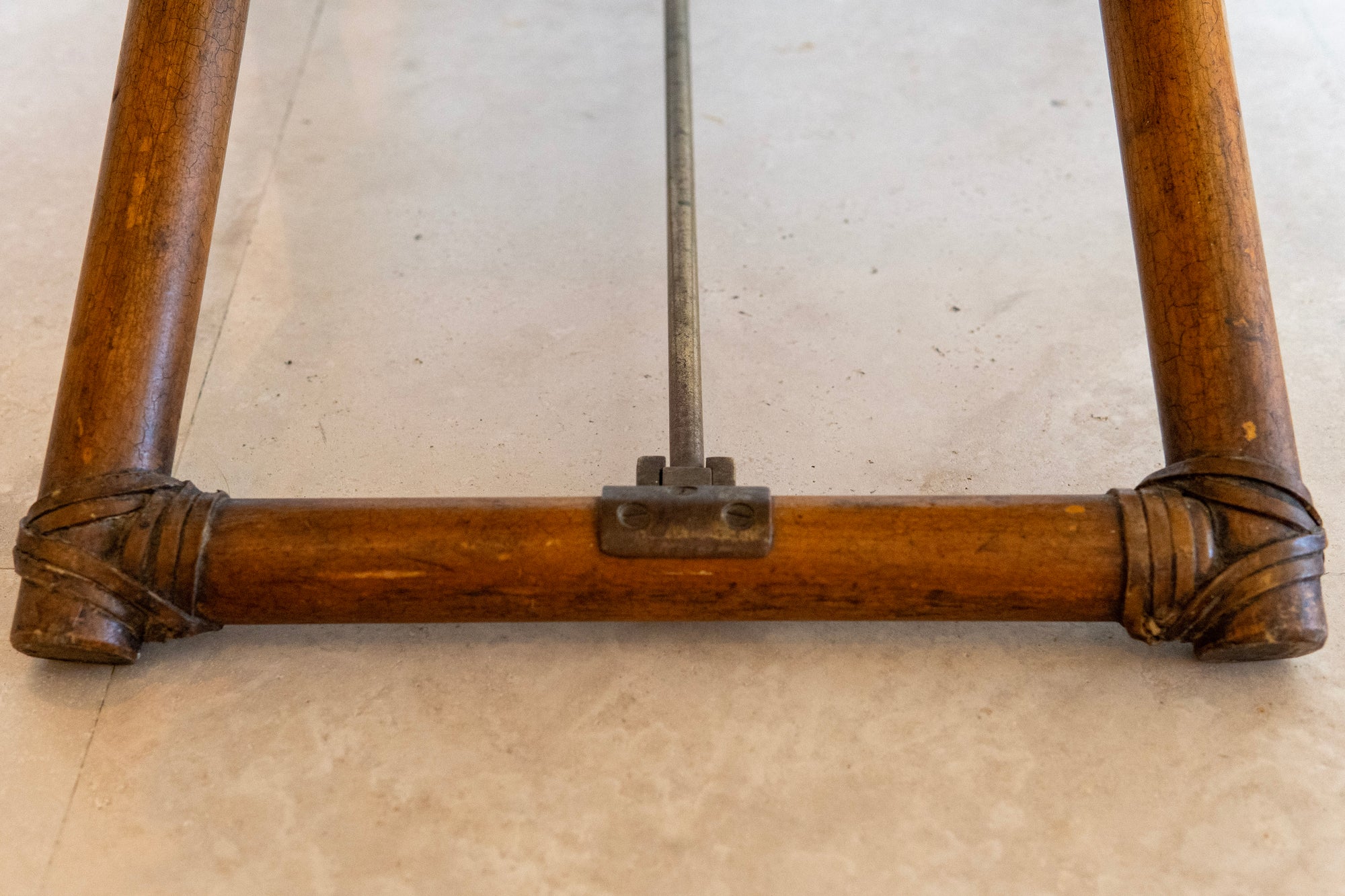 1960's McGuire Director's X-Chair: Leopard (pair)