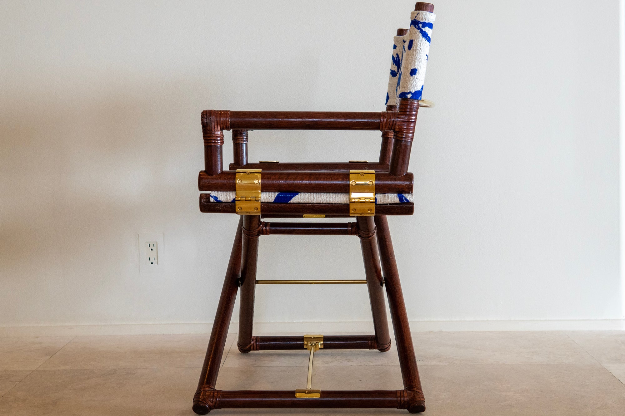 McGuire Director's X-Chair: Cobalto