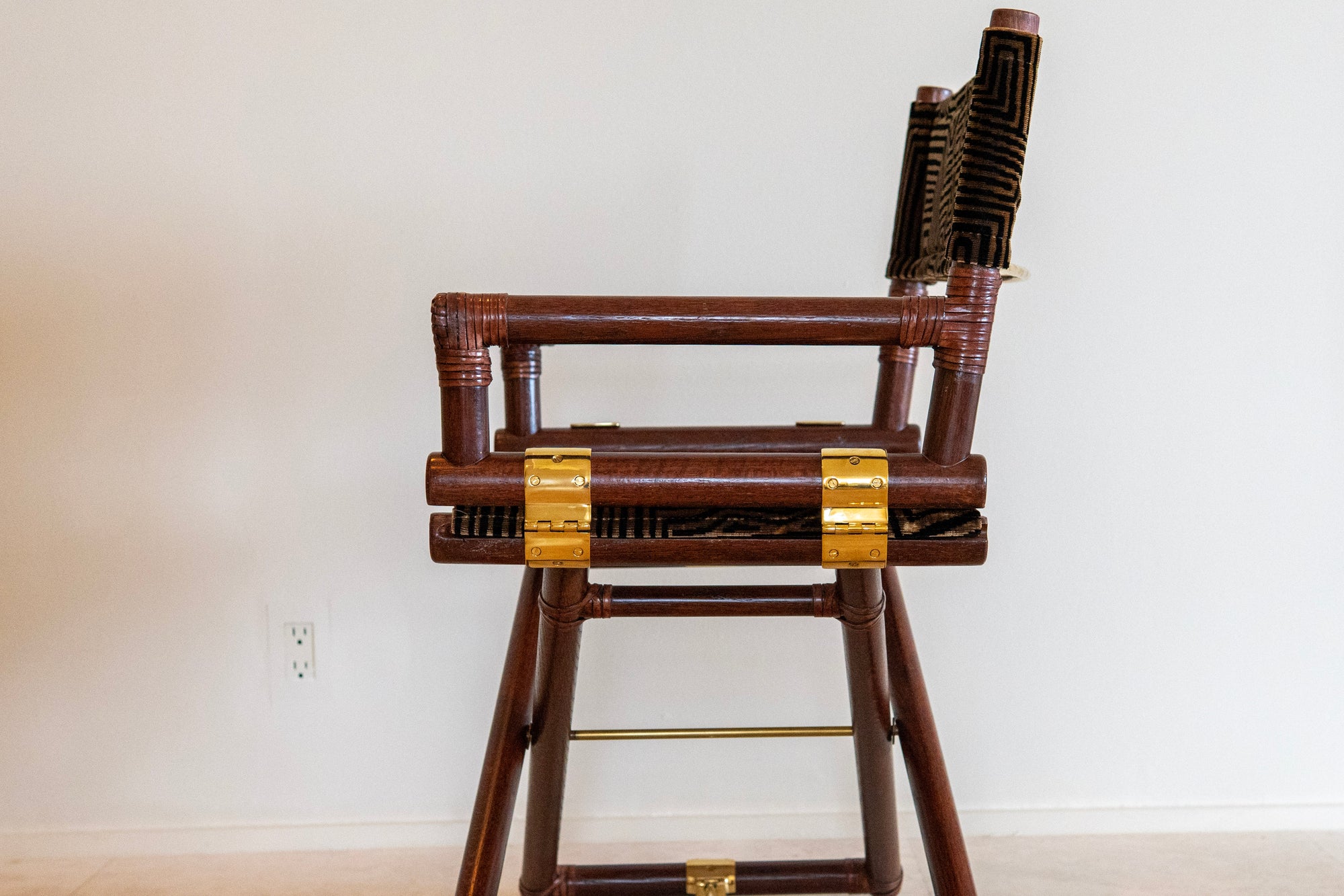 McGuire Director's X-Chair: Velvet Jacquard