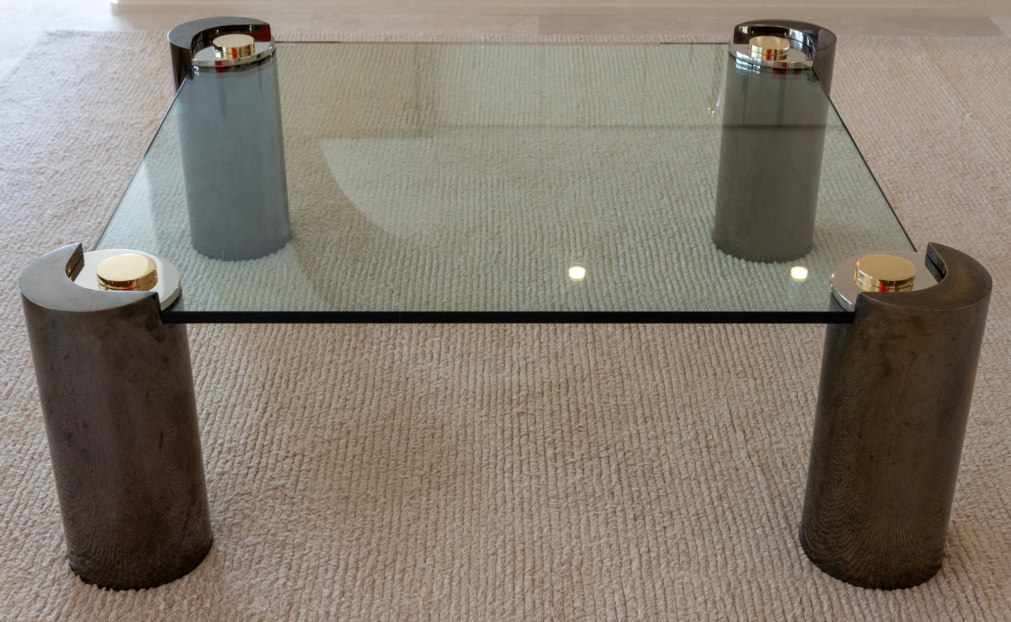 1980s Karl Springer "Sculpture" Coffee Table