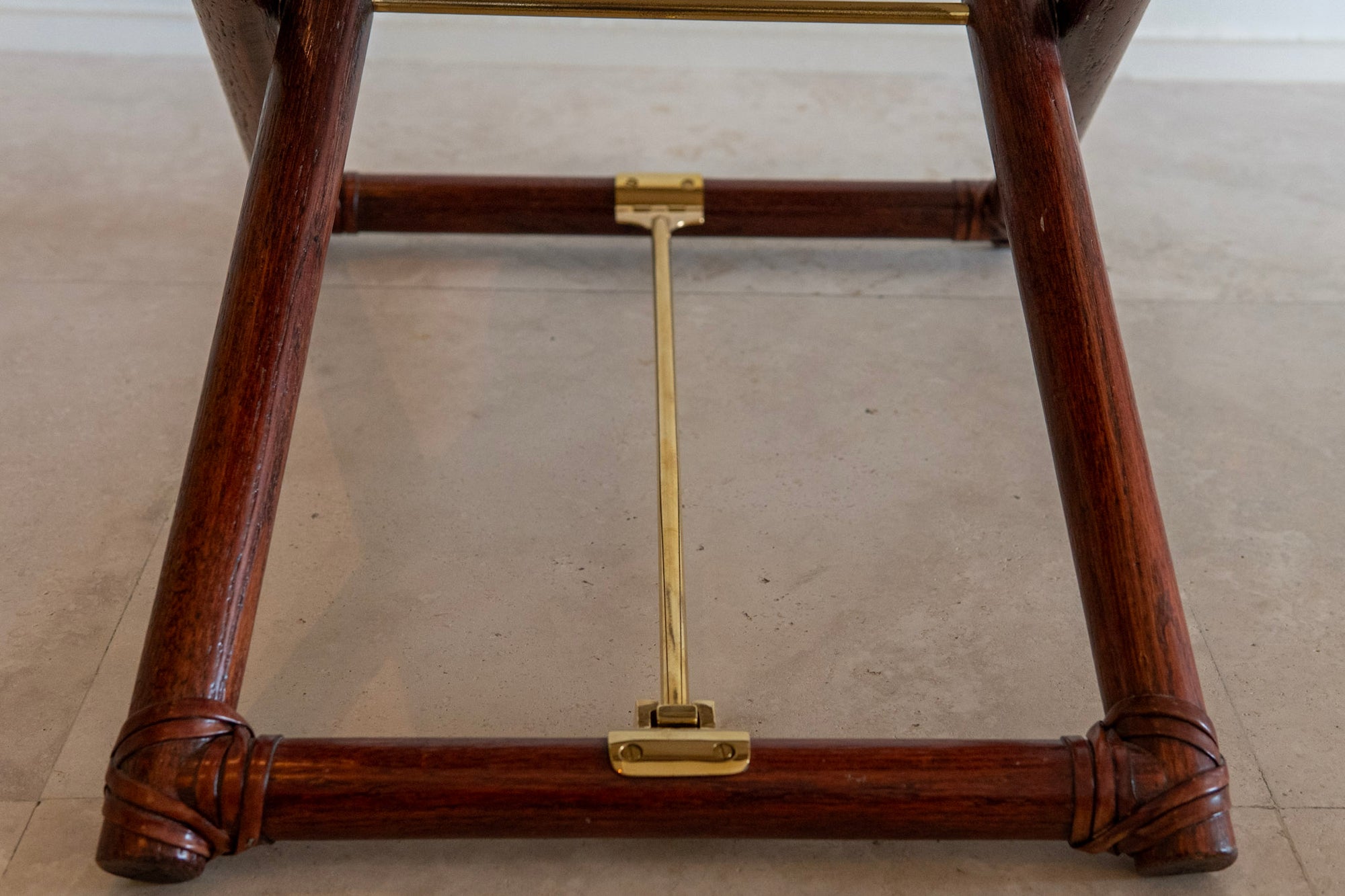 McGuire Director's X-Chair: Bianco Polare