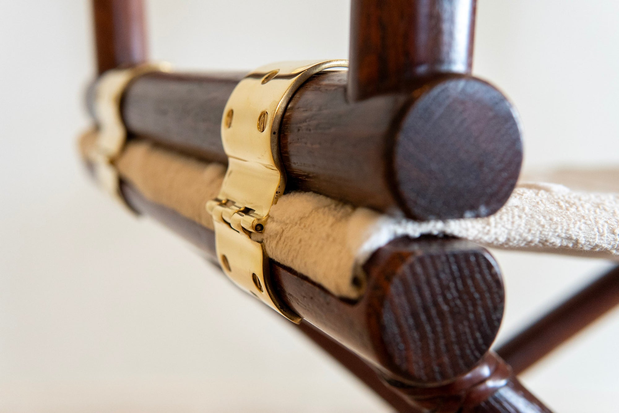 McGuire Director's X-Chair: Bianco Polare