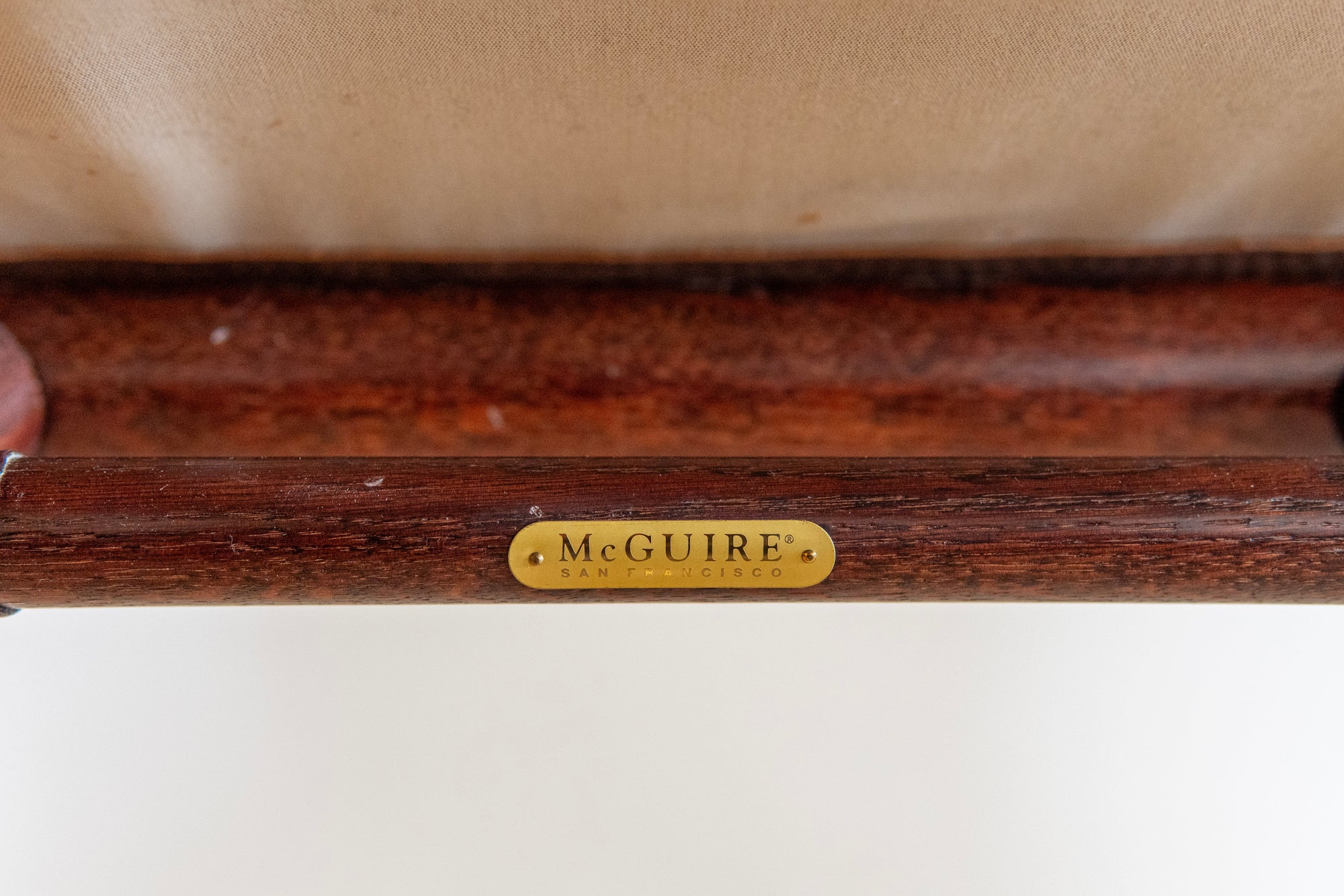 McGuire Director's X-Chair: Brown Leather