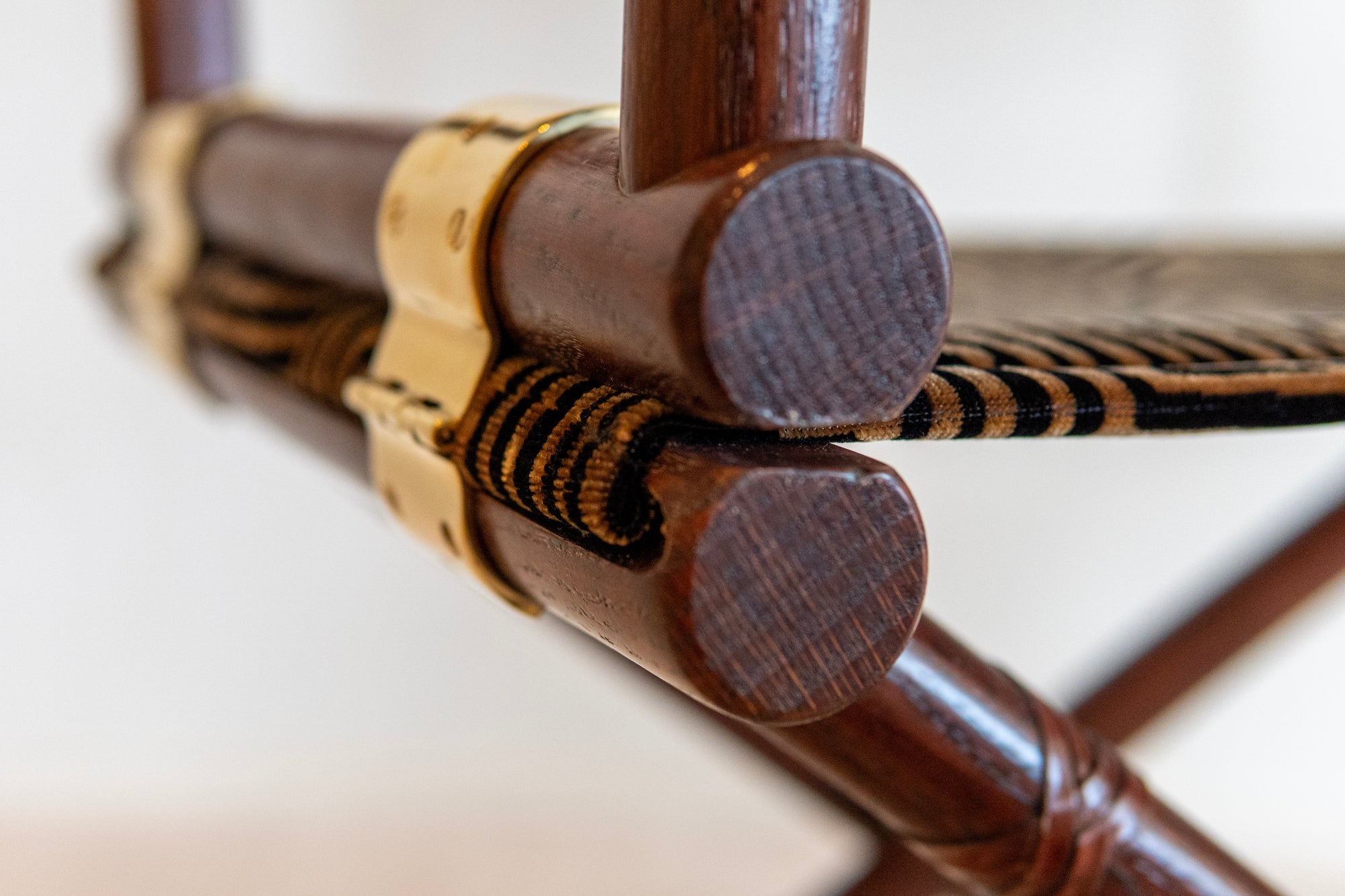 McGuire Director's X-Chair: Velvet Jacquard